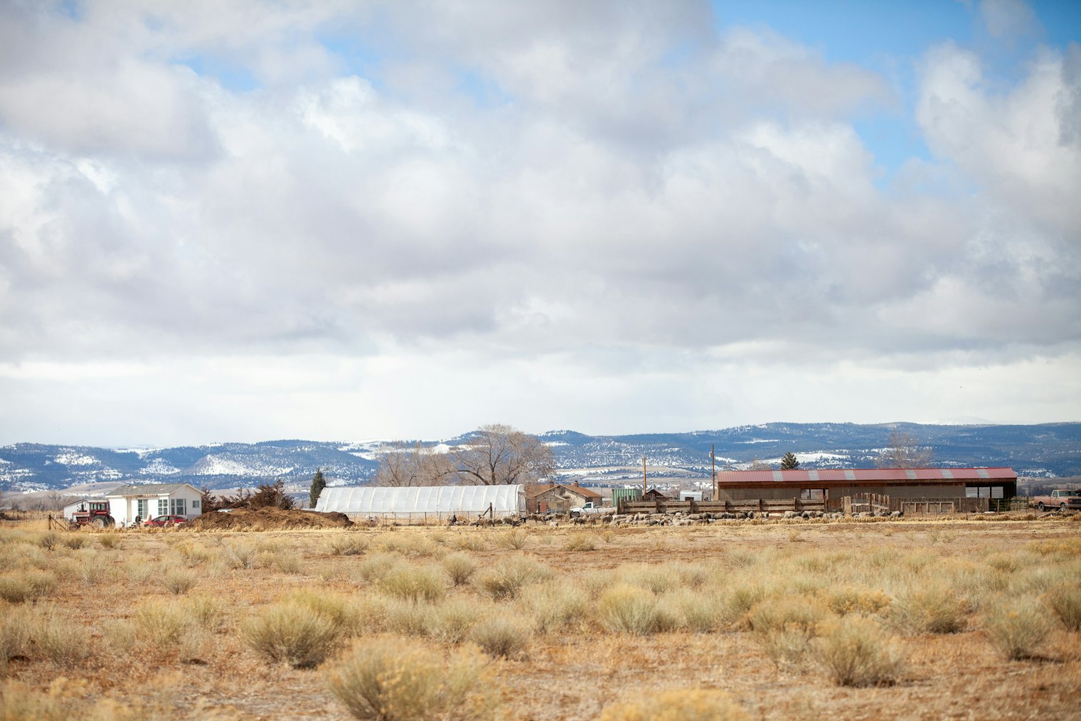 The San Luis Valley is a high alpine valley over 7,000 feet in elevation that receives as little as 7 inches of precipitation per year.