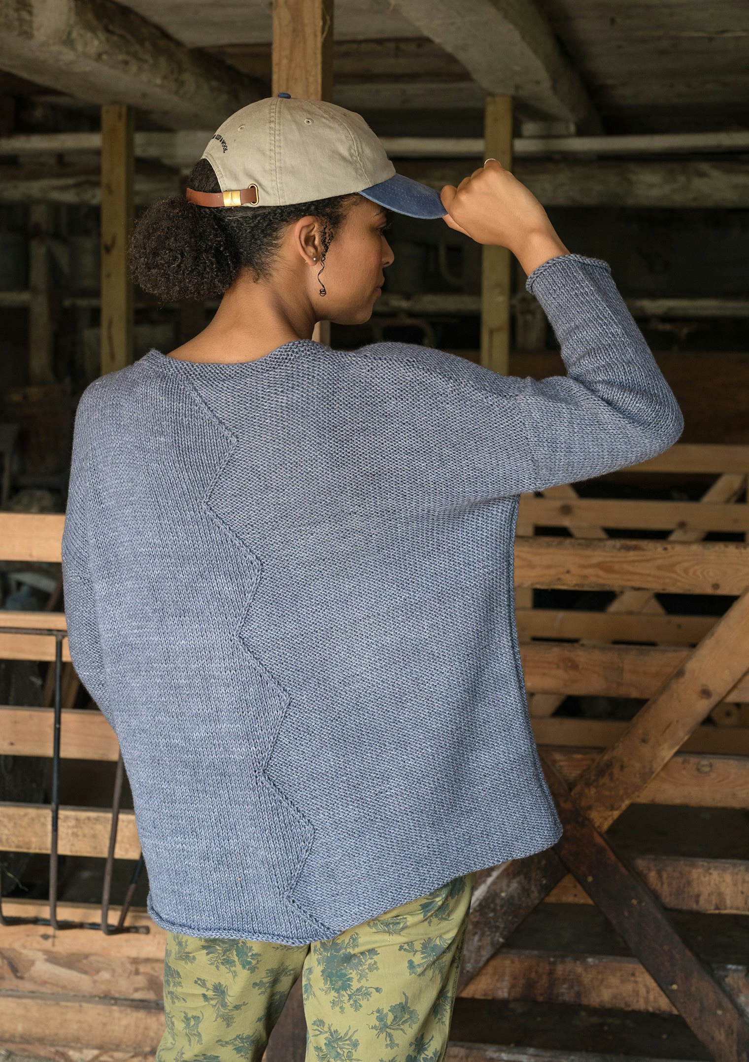 Notice how the geometric earrings reflect the geometric pattern in the Zig Zag Tunic.