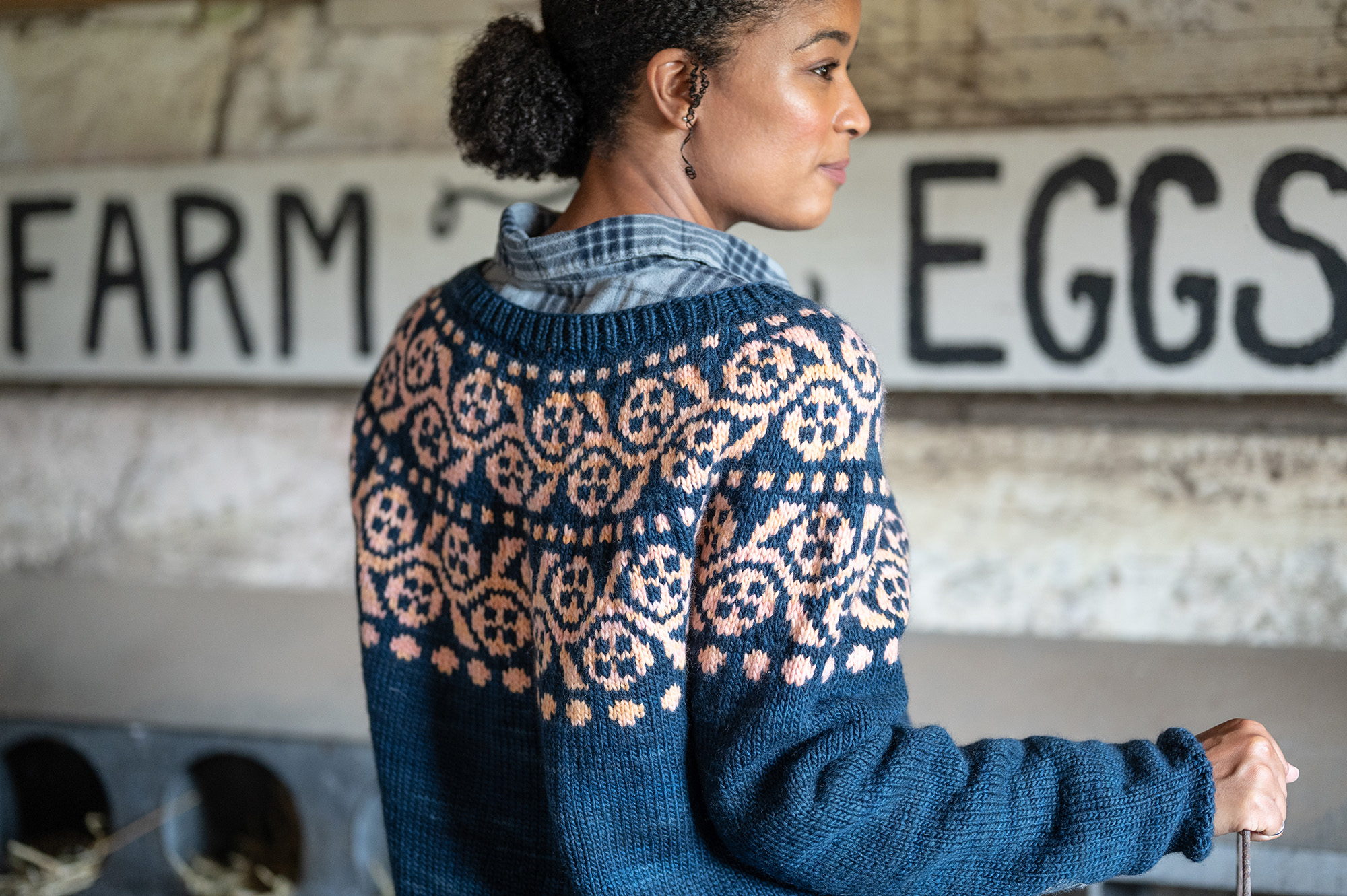 Clematis Yoke Pullover Image