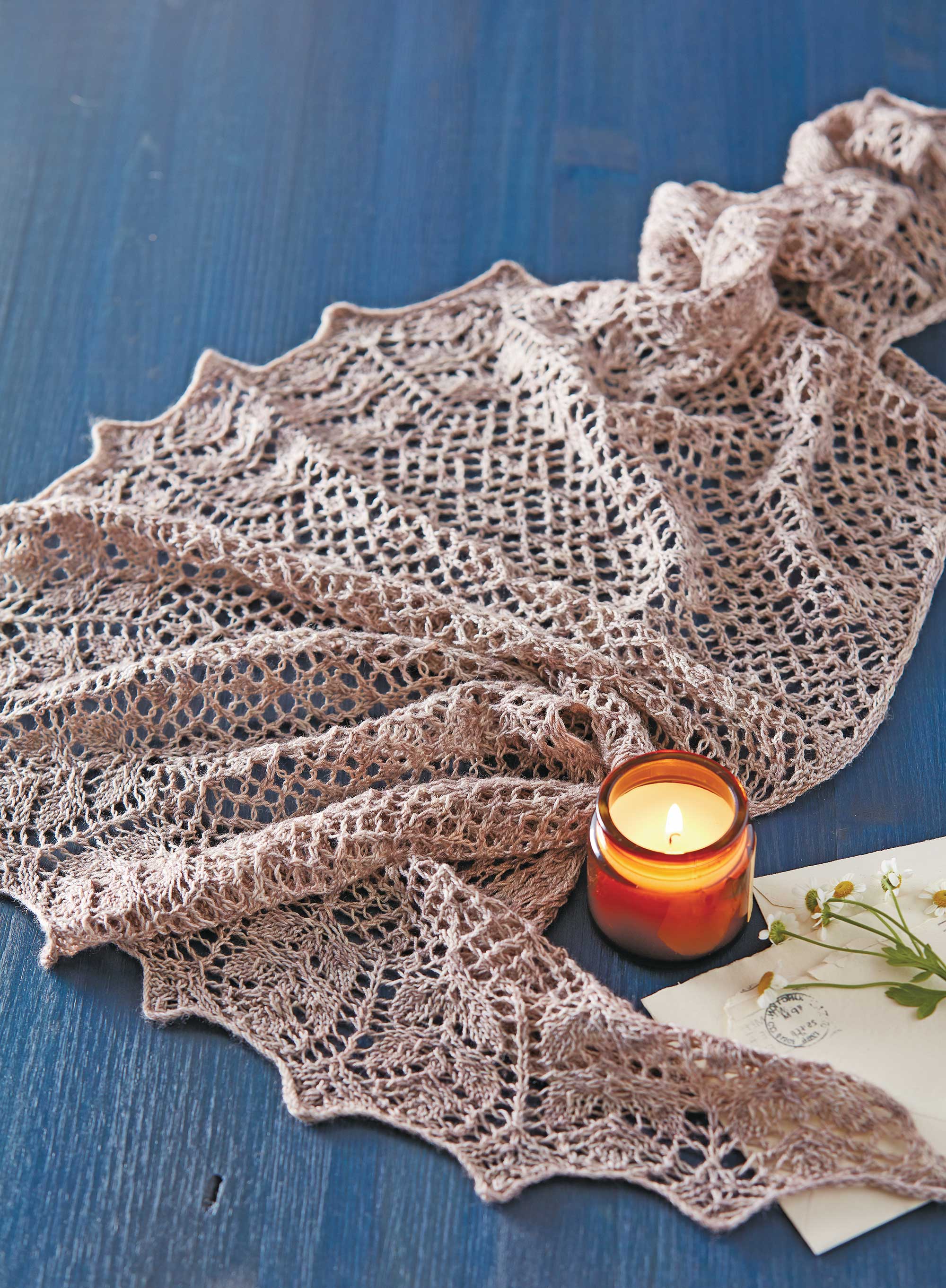 A Shawl Based on a Weldon’s Veil Pattern to Knit Image