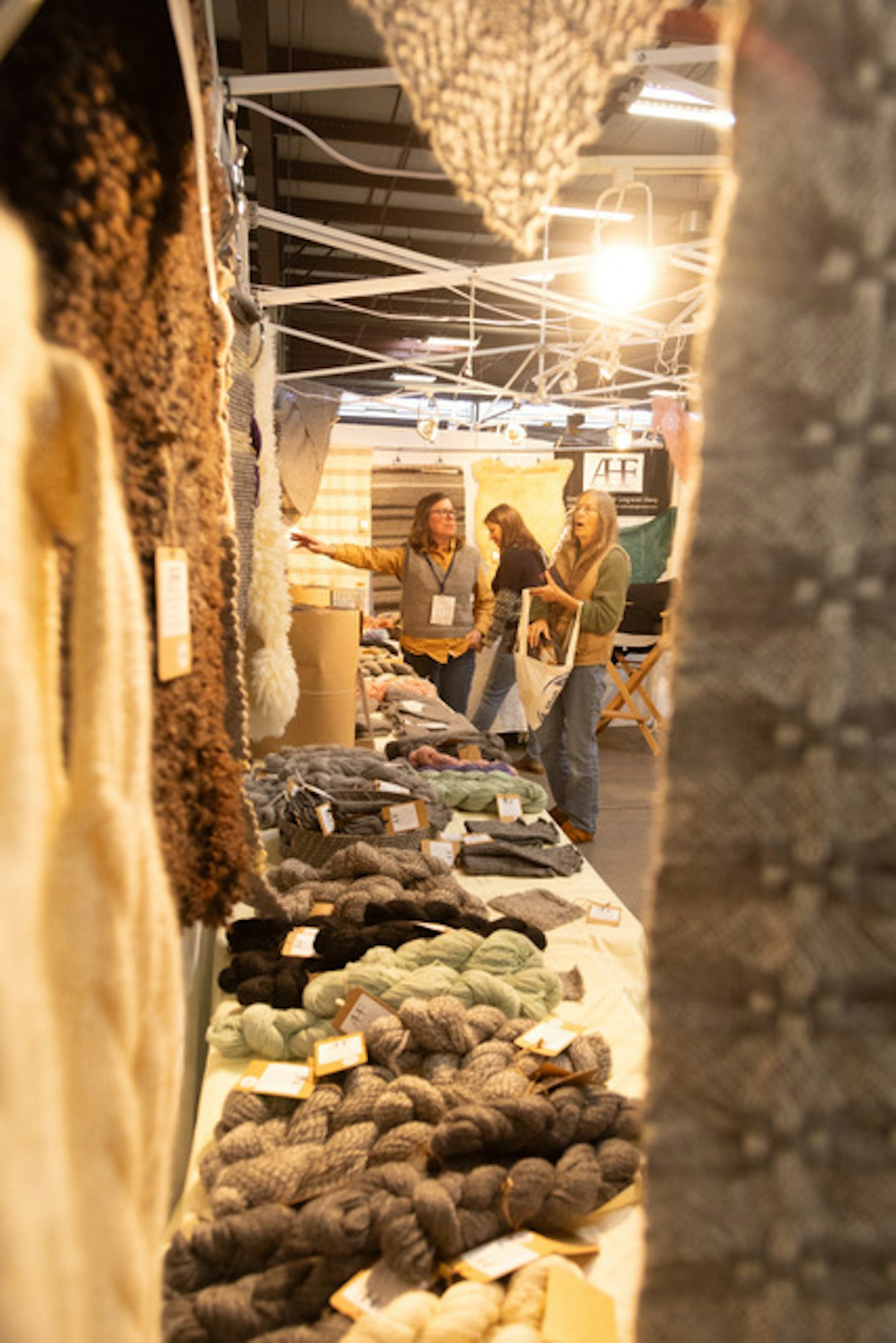 Teresa Daignault from Ashford Heights Farm, raising Gotland and Leicester Longwool sheep, Adams, Massachusetts
