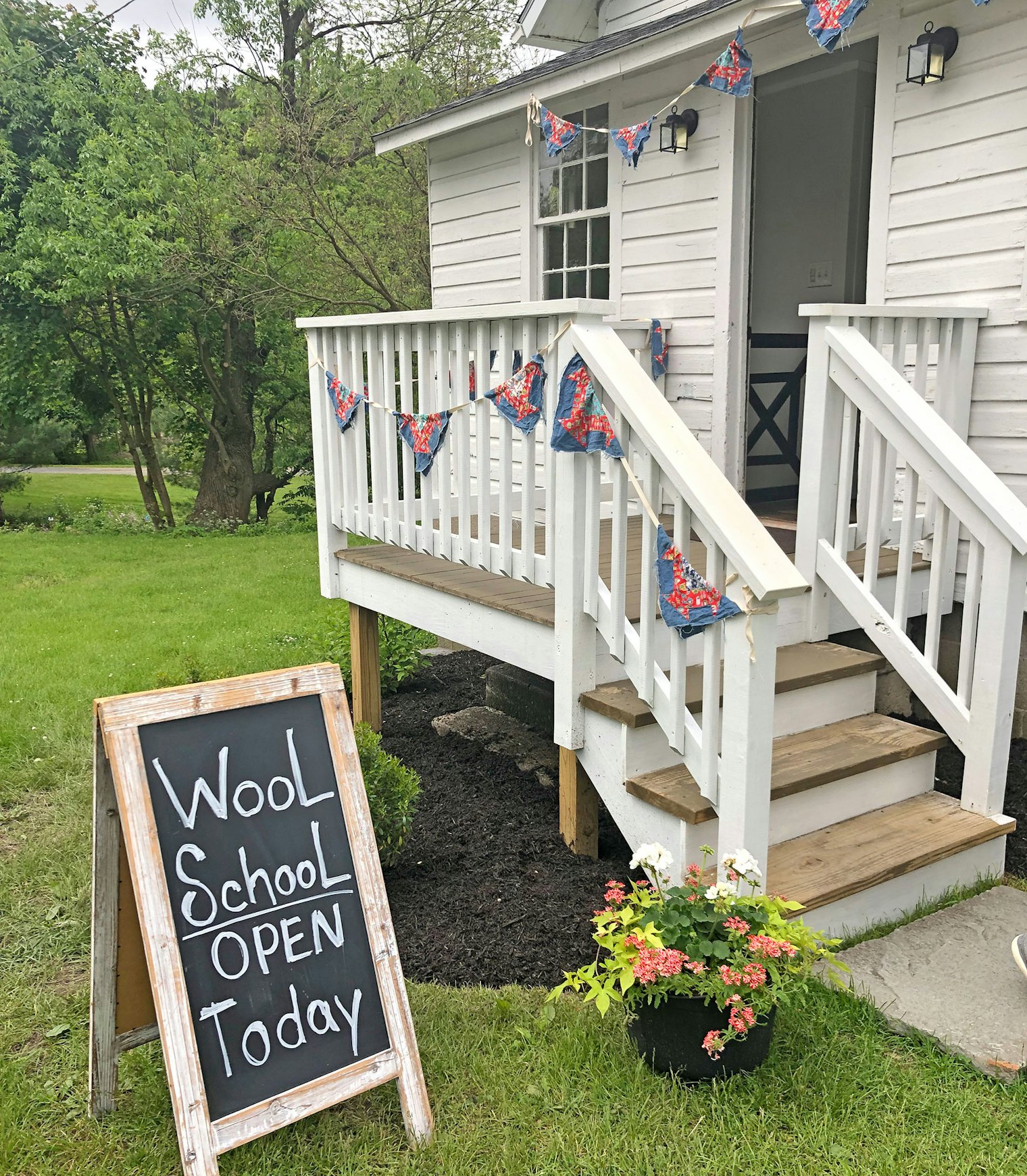 The Wool School hosts a variety of fiber classes as well as a retail space.