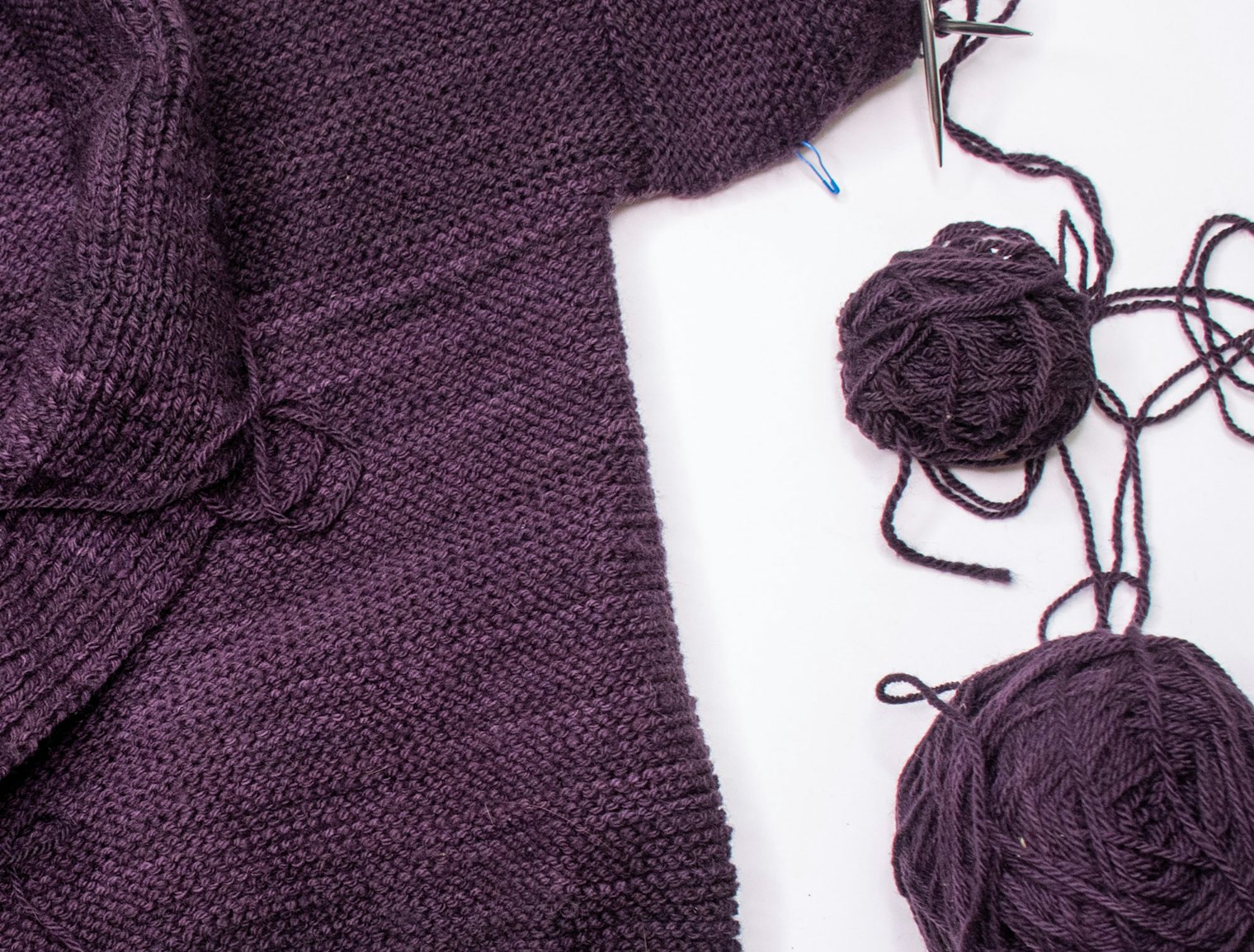 Megan tests her Midnight Fig colorway.