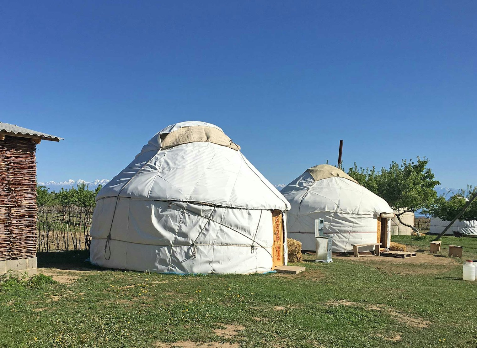 A yurt village we stayed in. Photo by Karin Strom
