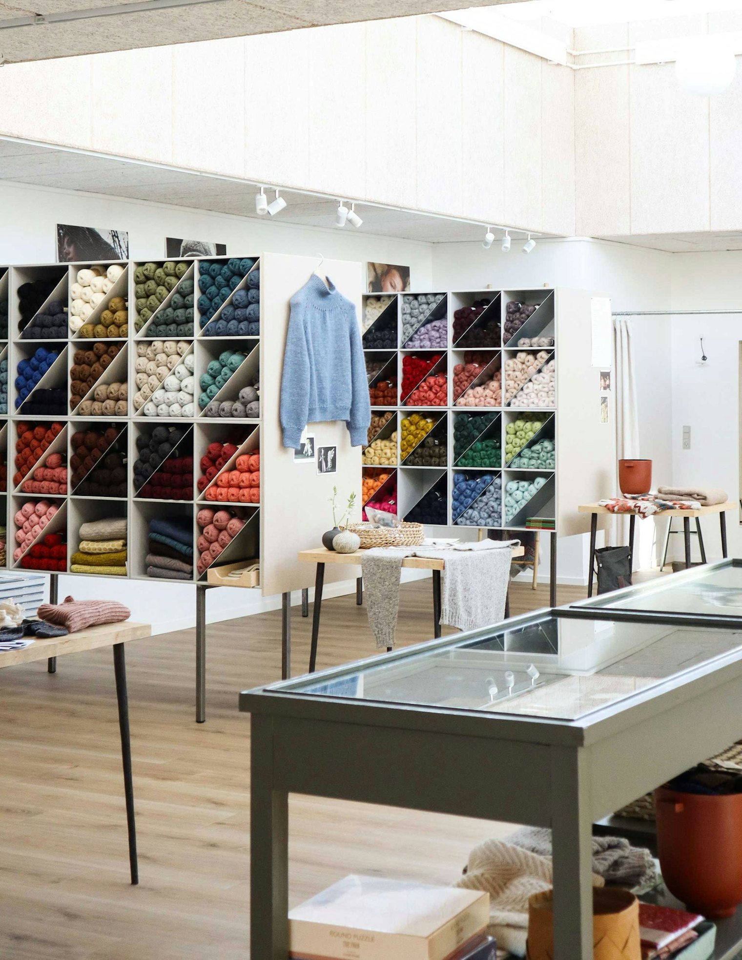 In addition to a retail shop, the facility houses a wholesale workshop and educational space.