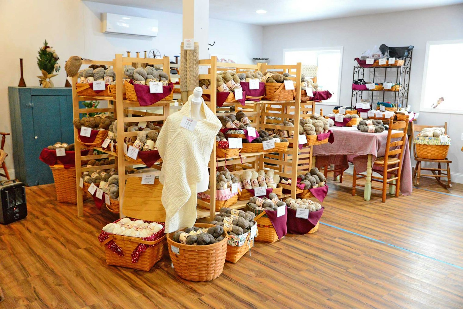 A peek inside the fiber studio. Photo by Diana Weinhardt-Treangen