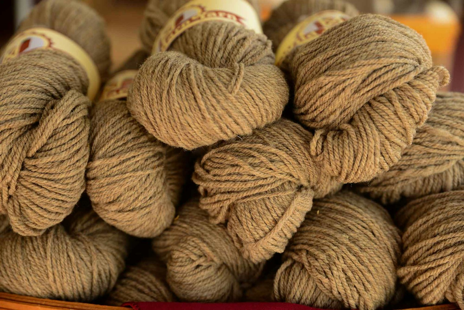 Each yarn is named for the sheep that produced it.