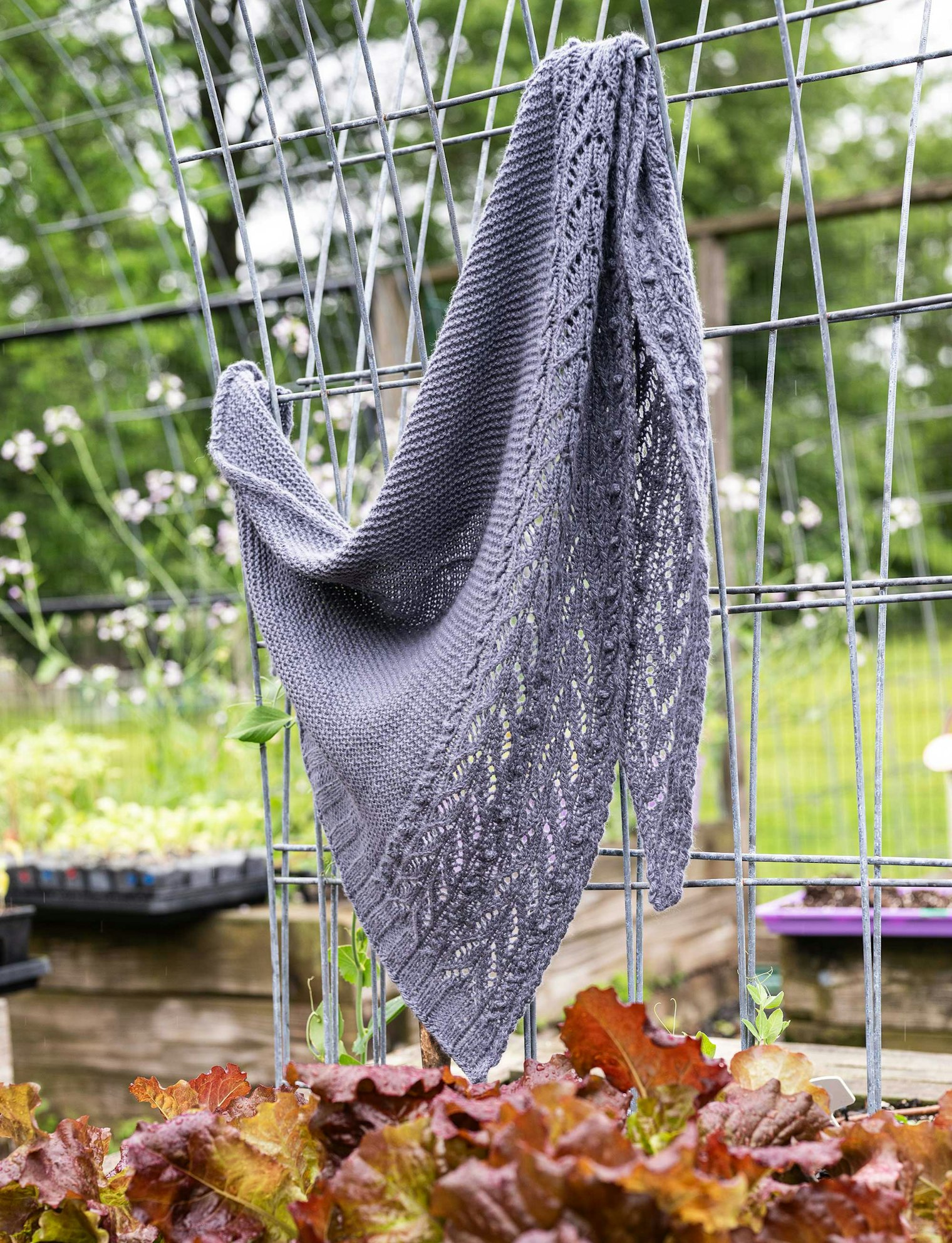 Gelso Shawl, by Mirva Scivola