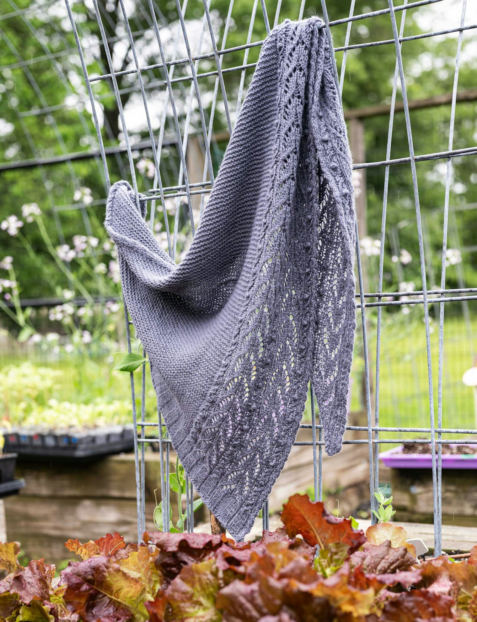 Gelso Shawl, by Mirva Scivola