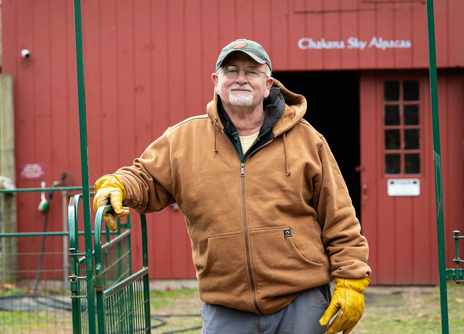 Bill retired in 2014 and decided to raise a few alpacas and open his farm to the public.