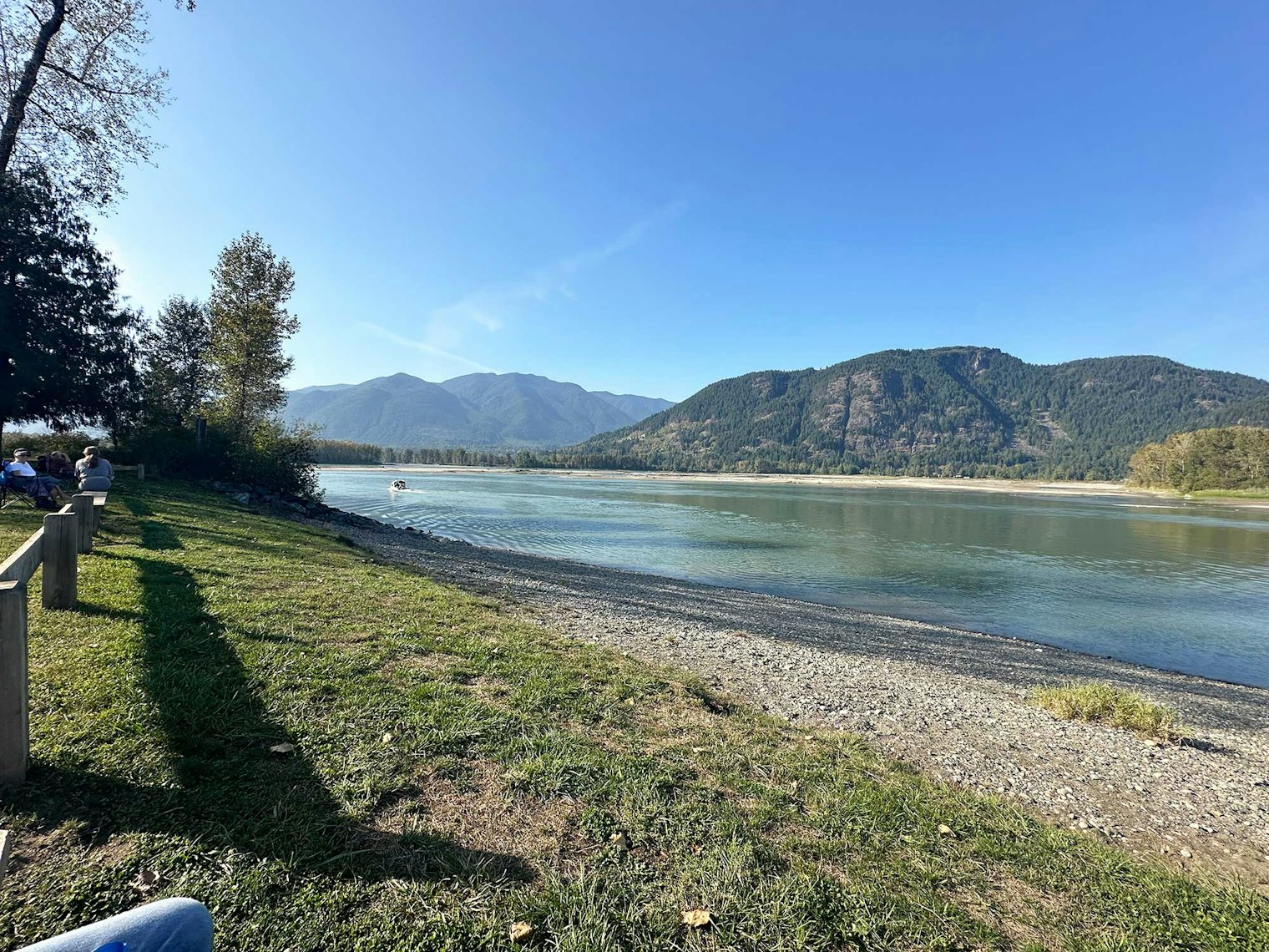 The Fraser River in Chilliwack, B.C.