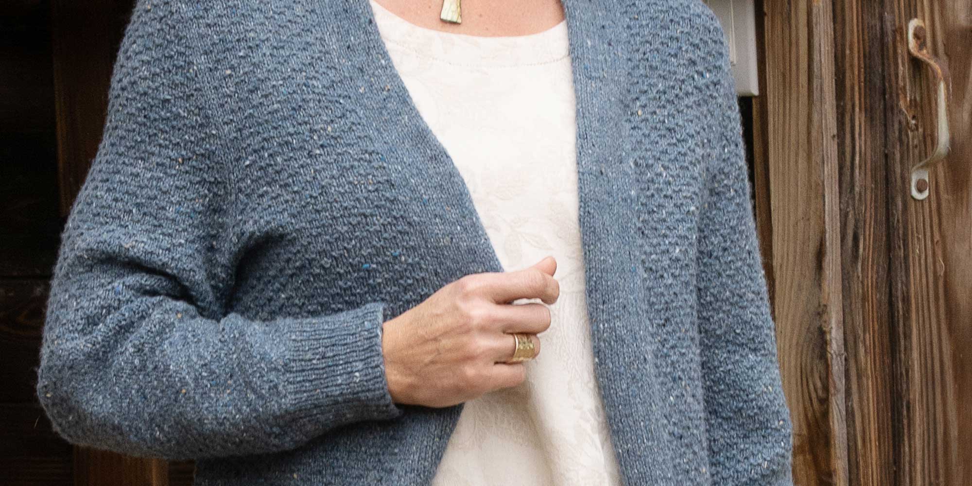 Sizing an Open-Front Cardigan: What the Pattern Really Means