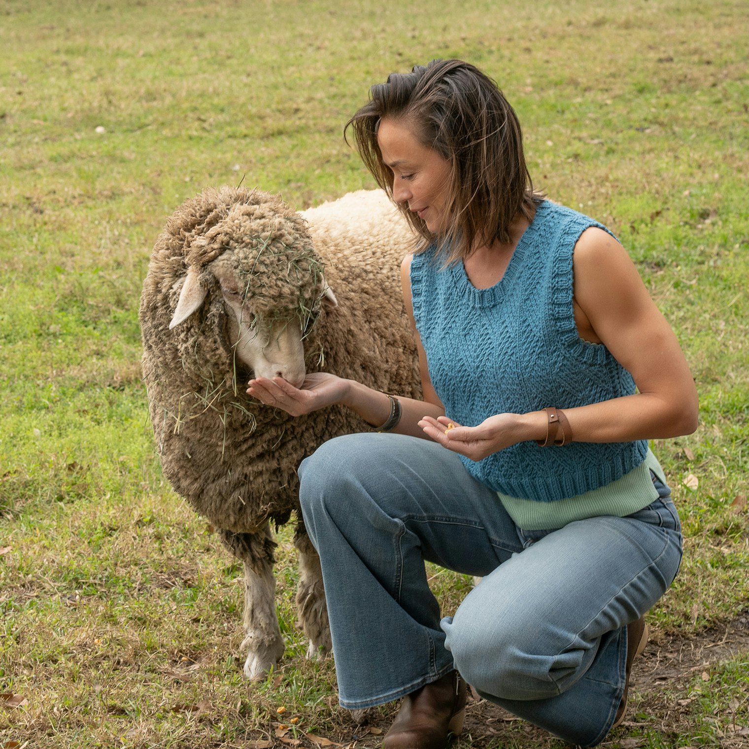 Wear the Ripple Vest sleeveless in the summer.