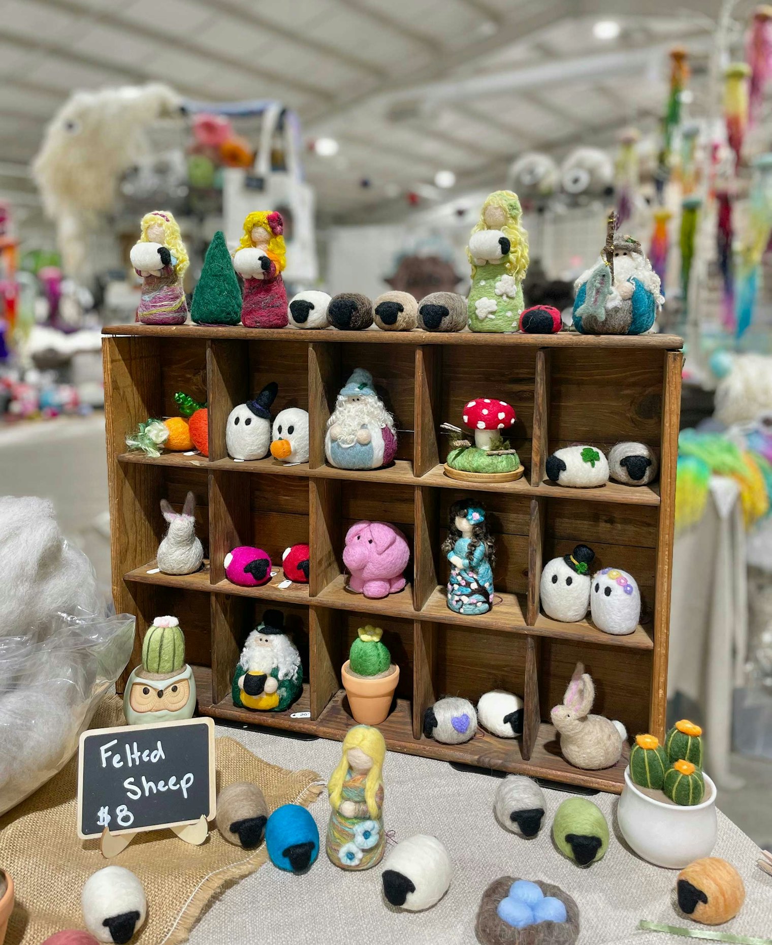 Audrey started creating needle-felted figures at age 18, and hasn‘t stopped since!