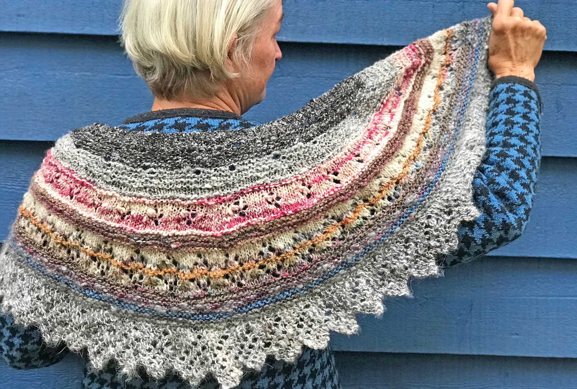 Recipe for a Crescent Shawl + Piece Dyeing: It's Never Over Image
