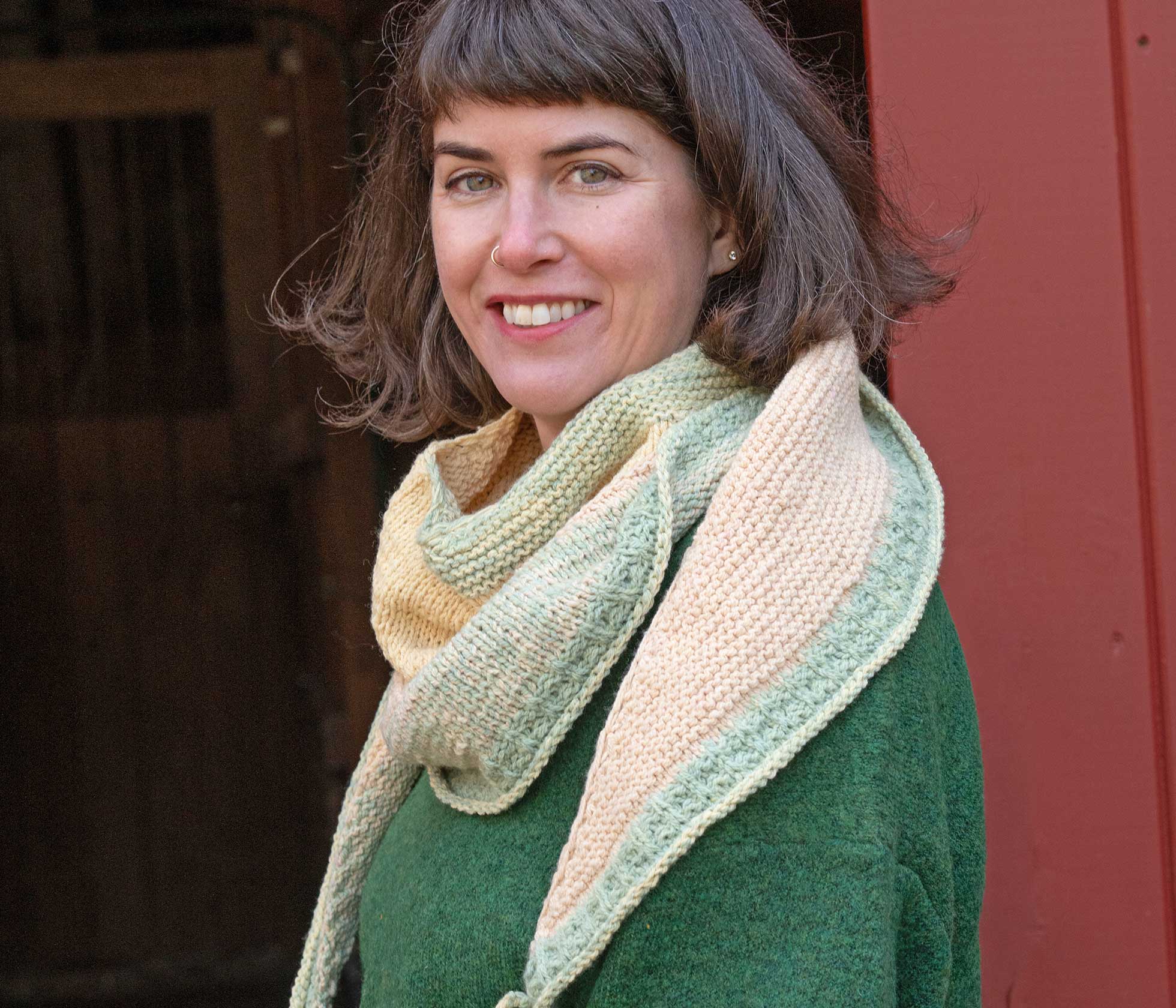 Field Lines Shawl Image