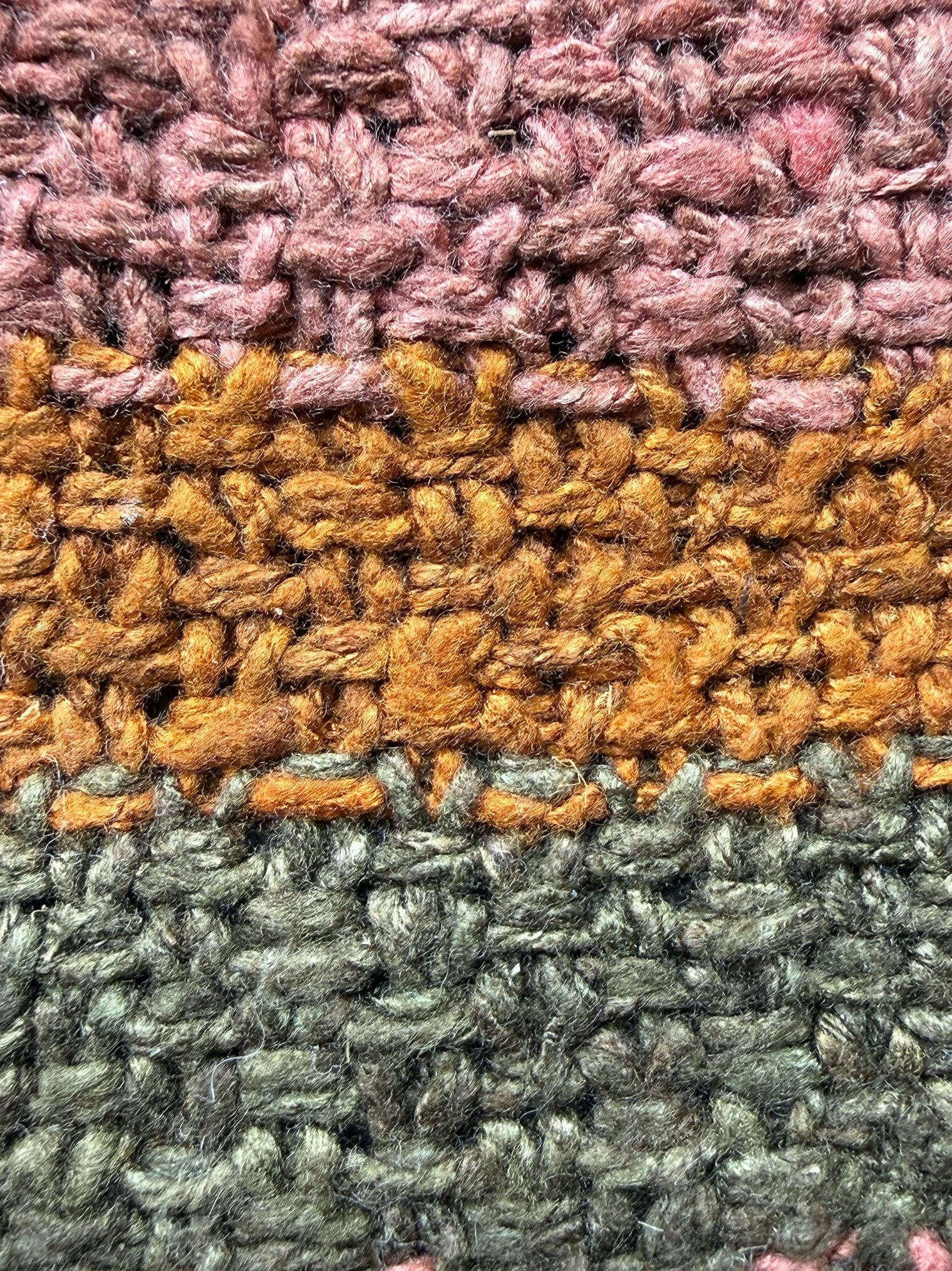 Swatching a reversible linen stitch results in a stable fabric.