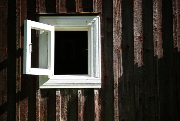 open white window