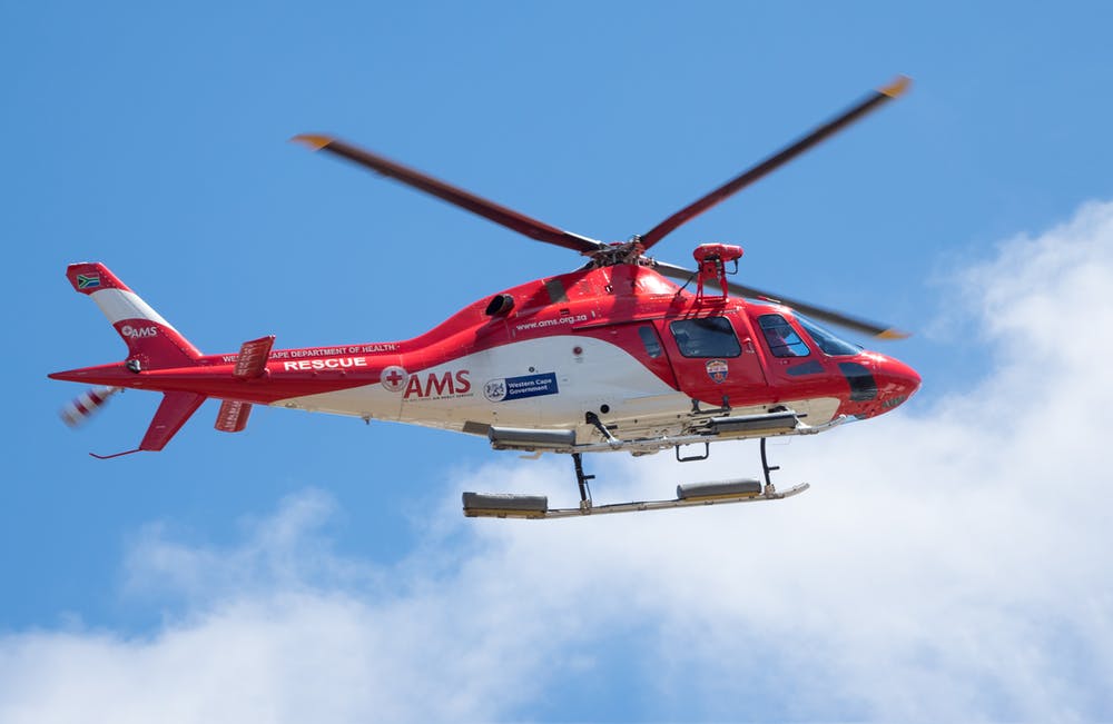 red helicopter