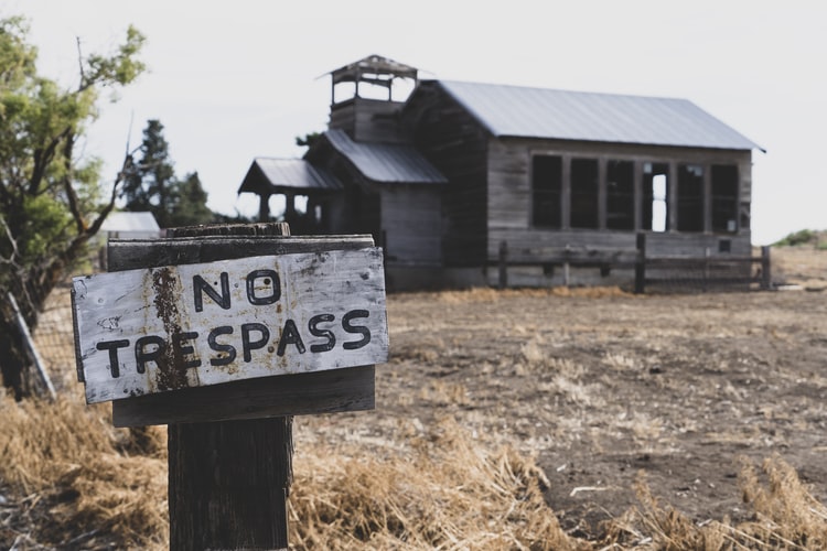 no trespass