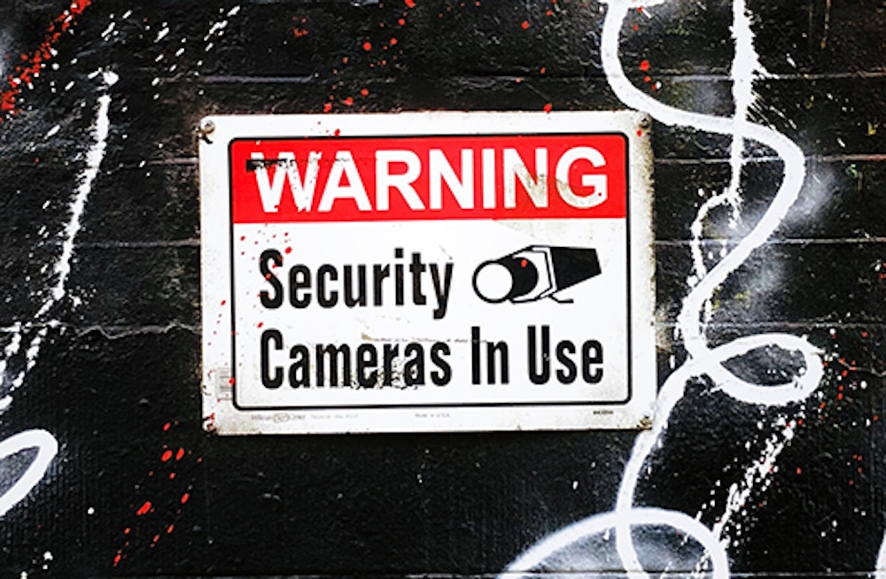 fake alarm signs
