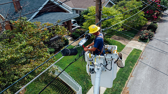 Electrical wires electrician