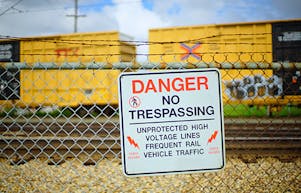 unlawful trespassing