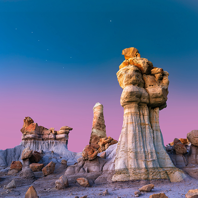 New Mexico exotic rock formations