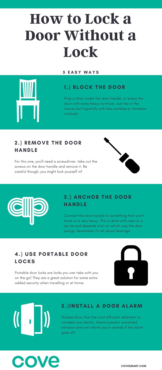 How to Lock a Door Without a Lock Cove Security