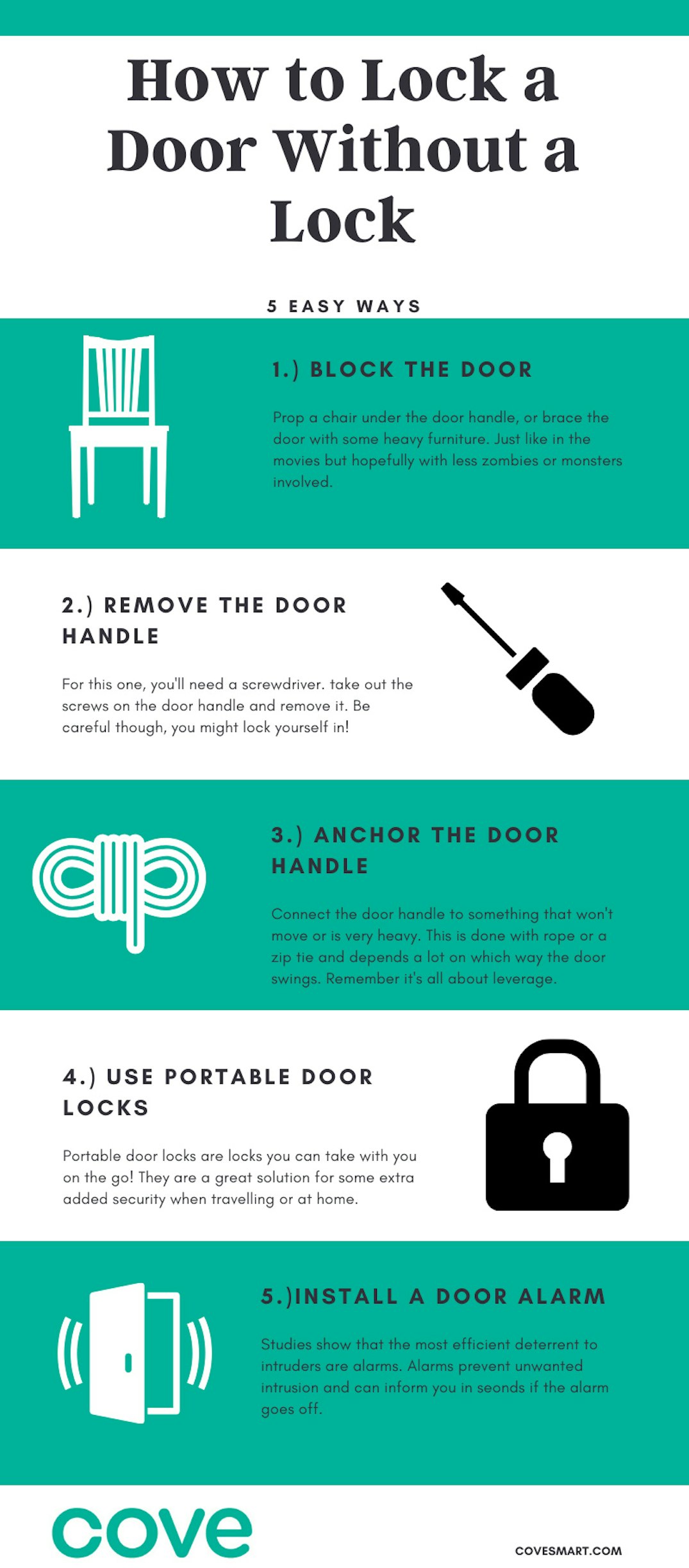 How to Lock a Door Without a Lock
