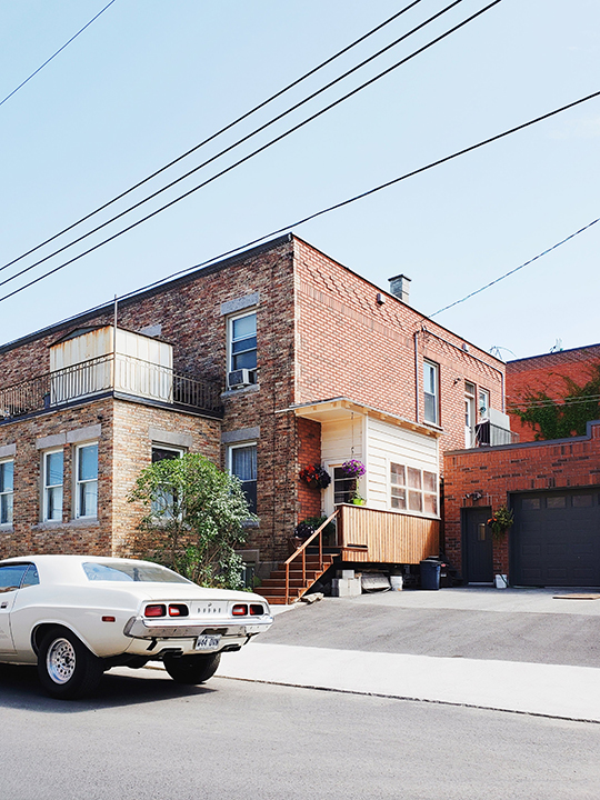 Brick Building With Wide Driveway