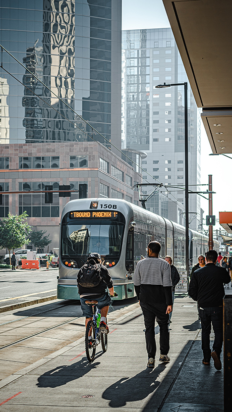 Phoenix Public Transit and people
