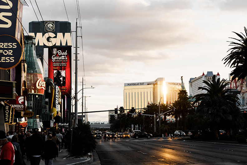 Morning on the Las Vegas Strip