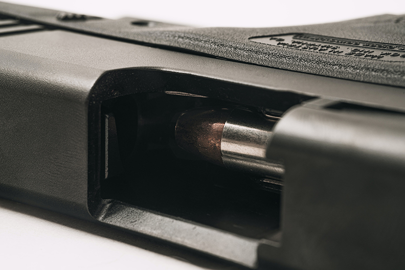 Pistol With Round in the Chamber