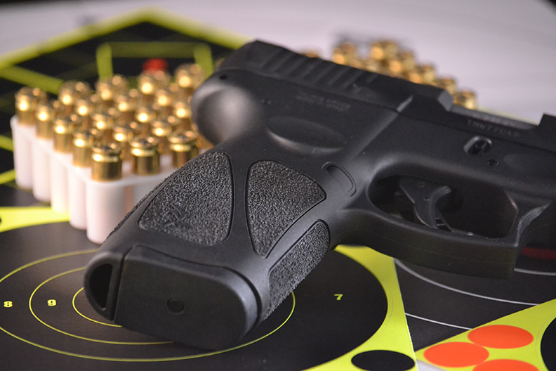 Pistol With Targets and Ammo
