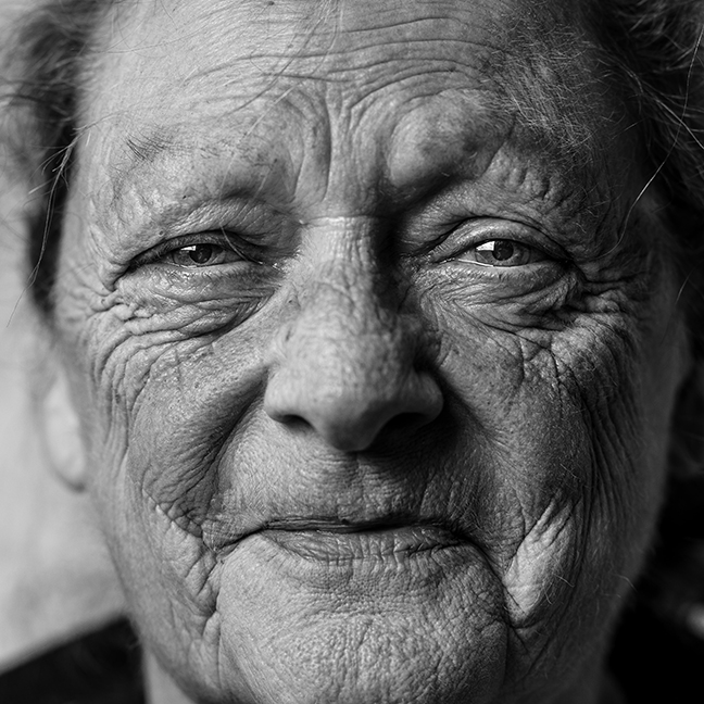 Old Woman at Peace