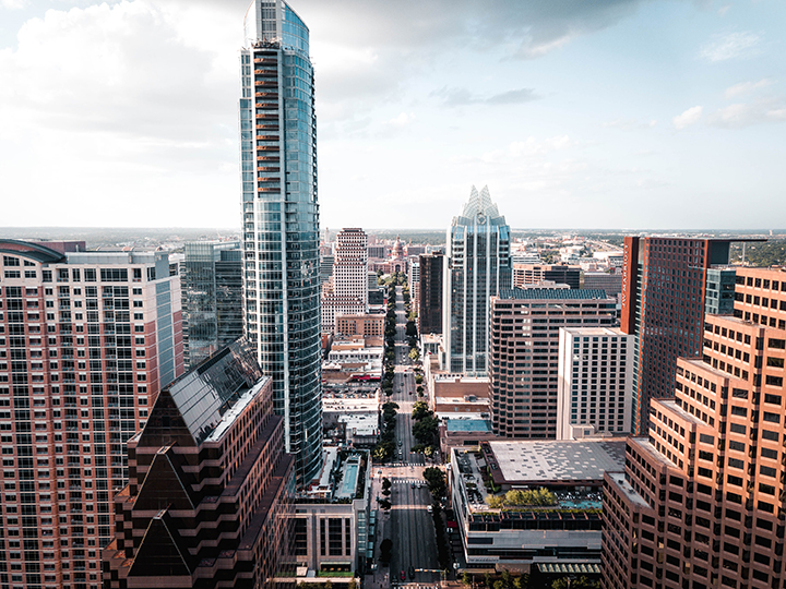 Austin Texas Downtown Skyline