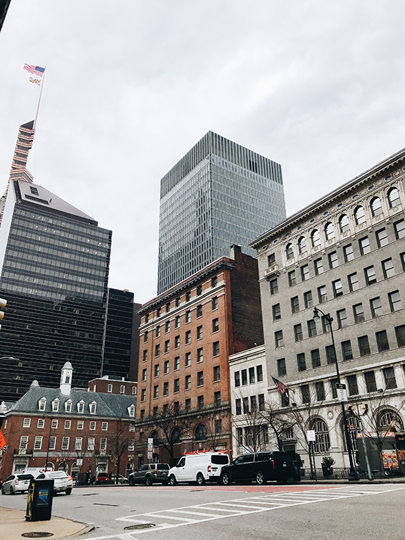 Downtown Baltimore Maryland