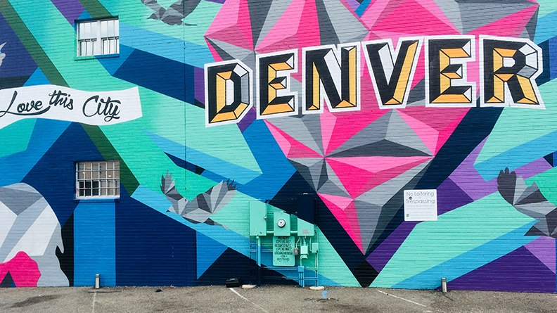 Denver Wall Heart Painting