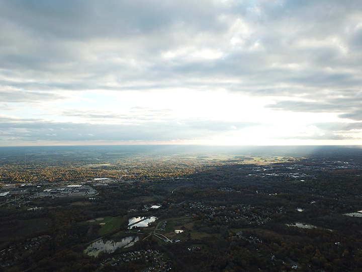 Aerial View of Lansing Township