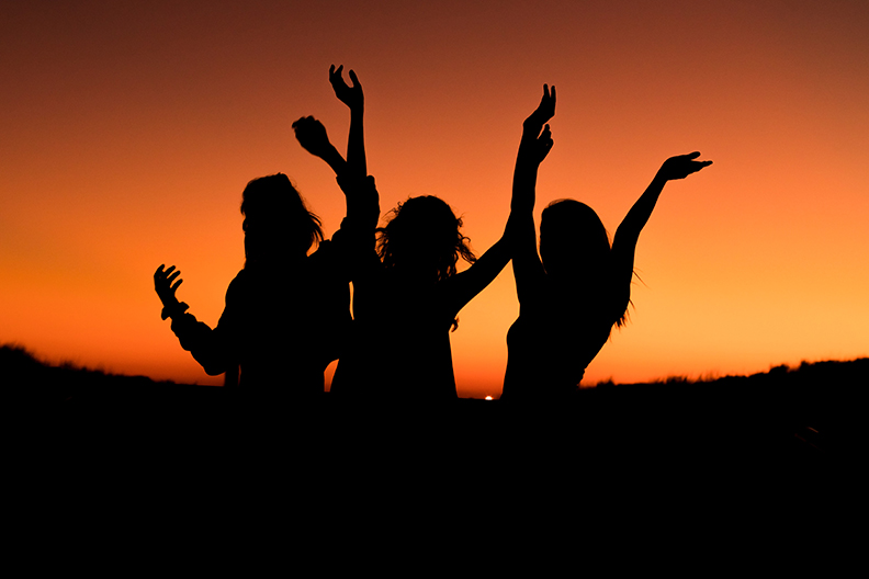 Women at Sunset