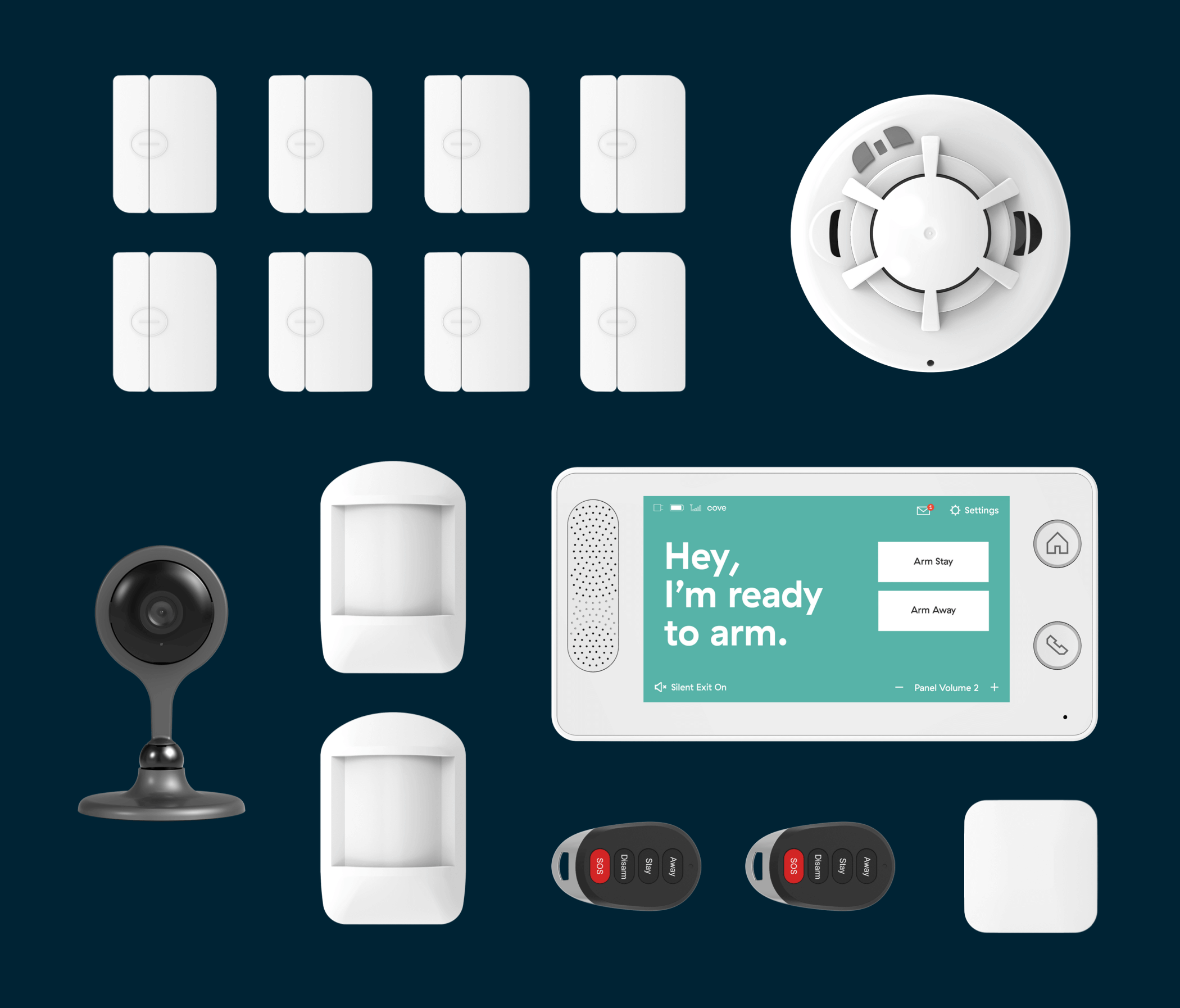 Cove Stronghold Security System (16 Piece Set)