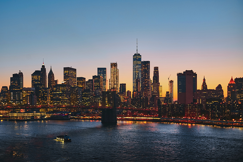 New York City at Sunset