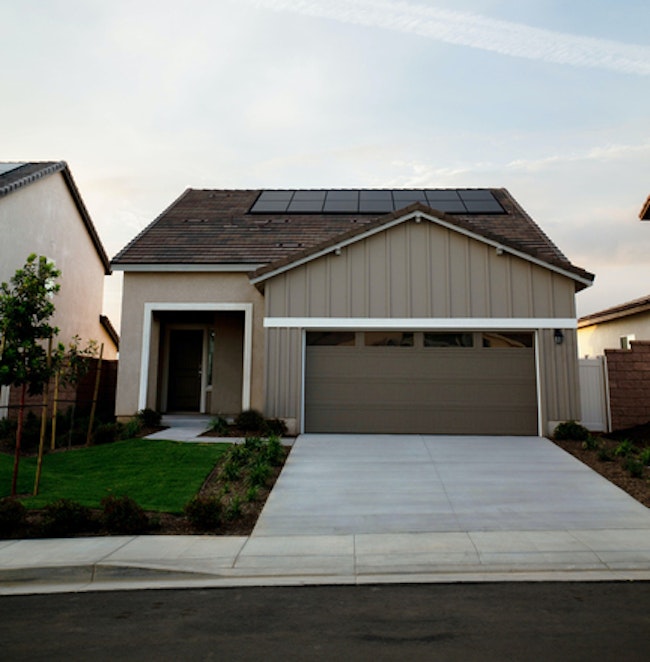 House With Gray Garage