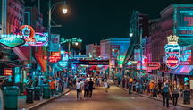 Memphis Tennessee City Street