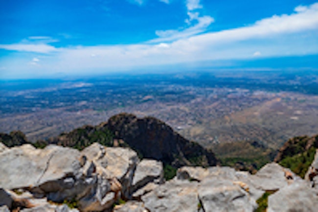 Albuquerque New Mexico From the Mountains
