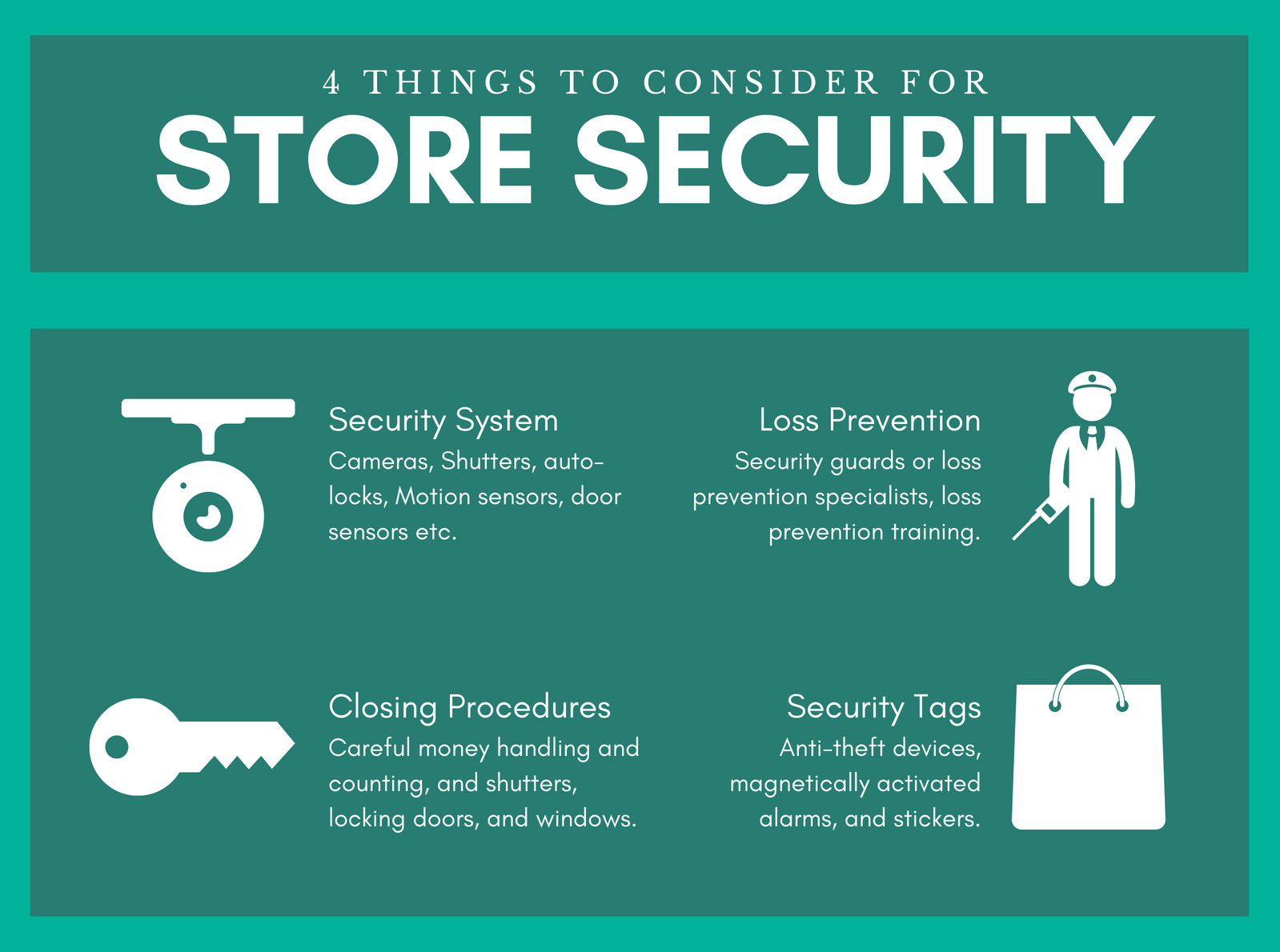 Infographic: 4 things to consider for store security