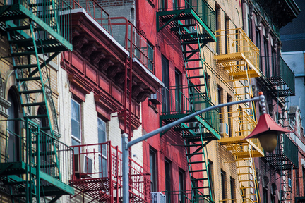 Colorful Apartment Buildings