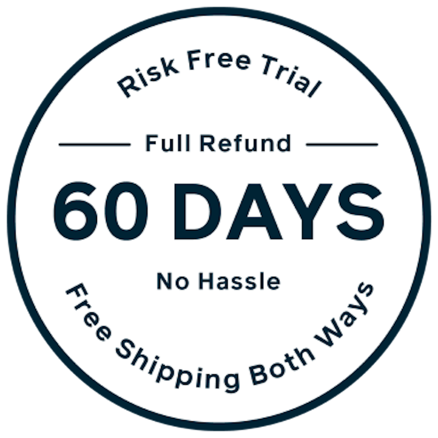 Full refund for 60 days