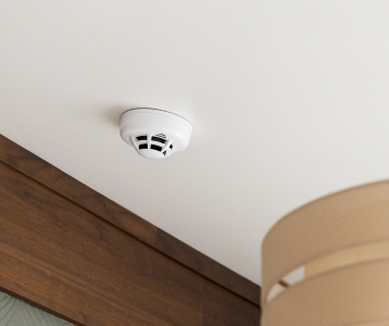 Smoke Detector On Ceiling
